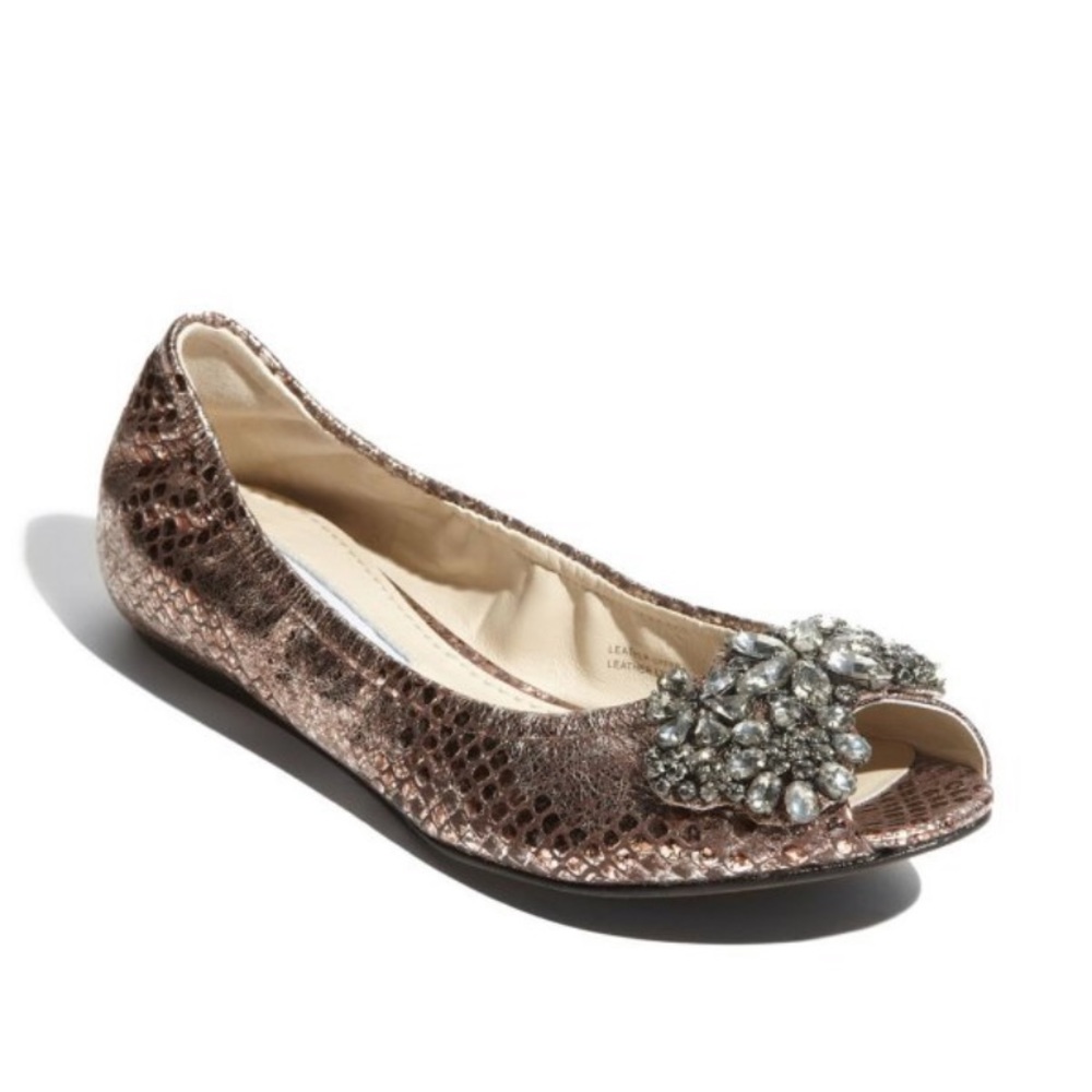 Vera Wang Lavender label Luna metallic print sz8